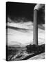 View of a Smoke Stack and Reclamation Buildings at the Very Top of the Hill-Charles E^ Steinheimer-Stretched Canvas