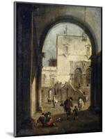 View of a Square and a Palace, Between 1775 and 1780-Francesco Guardi-Mounted Giclee Print