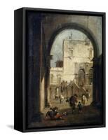 View of a Square and a Palace, Between 1775 and 1780-Francesco Guardi-Framed Stretched Canvas