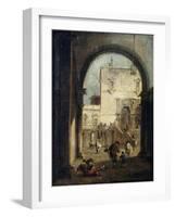 View of a Square and a Palace, Between 1775 and 1780-Francesco Guardi-Framed Giclee Print