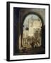 View of a Square and a Palace, Between 1775 and 1780-Francesco Guardi-Framed Giclee Print