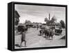 View of a Street from the North Gate, Baghdad, Iraq, 1925-A Kerim-Framed Stretched Canvas