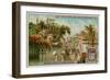 View of a Street in Hyderabad-null-Framed Giclee Print