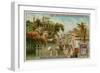 View of a Street in Hyderabad-null-Framed Giclee Print