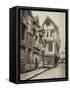 View of a Street of Rouen, France-null-Framed Stretched Canvas