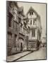 View of a Street of Rouen, France-null-Mounted Photographic Print