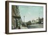 View of a Street Scene - Pacific Grove, CA-Lantern Press-Framed Art Print