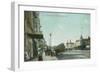 View of a Street Scene - Pacific Grove, CA-Lantern Press-Framed Art Print