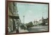 View of a Street Scene - Pacific Grove, CA-Lantern Press-Framed Art Print