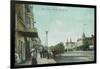 View of a Street Scene - Pacific Grove, CA-Lantern Press-Framed Art Print