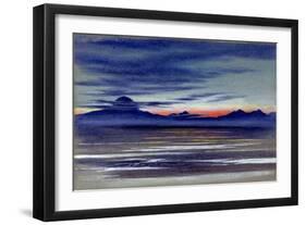 View of a Stretch of Sea, 1901-04-Edward Adrian Wilson-Framed Giclee Print