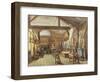 View of a Studio in an Art School, C.1840-null-Framed Giclee Print