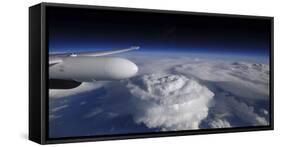 View of a Supercell Thunderstorm over North Carolina-null-Framed Stretched Canvas