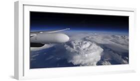 View of a Supercell Thunderstorm over North Carolina-null-Framed Photographic Print