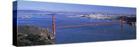 View of a Suspension Bridge, Golden Gate Bridge, San Francisco, California, USA-null-Stretched Canvas