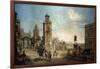 View of a Town, 18th Century-Francesco Battaglioli-Framed Giclee Print