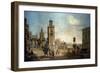 View of a Town, 18th Century-Francesco Battaglioli-Framed Giclee Print