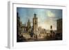 View of a Town, 18th Century-Francesco Battaglioli-Framed Giclee Print