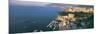 View of a Town at the Coast, Sorrento, Naples, Campania, Italy-null-Mounted Photographic Print