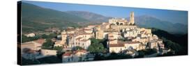 View of a Town, Goriano Sicoli, L'Aquila Province, Abruzzo, Italy-null-Stretched Canvas