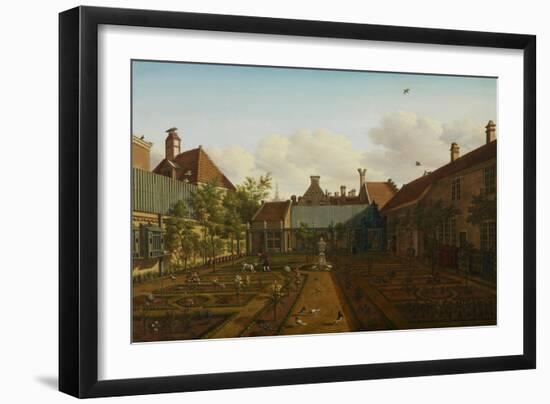 View of a Town House Garden in the Hague, 1775-Paulus Constantin La Fargue-Framed Giclee Print