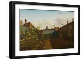 View of a Town House Garden in the Hague, 1775-Paulus Constantin La Fargue-Framed Giclee Print