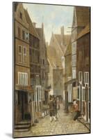 View of a Town (Oil on Panel)-Jacobus Vrel or Frel-Mounted Giclee Print