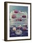 View of a Variety of Desserts Arranged on Blocks of Ice, 1960-Eliot Elisofon-Framed Photographic Print