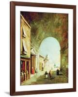 View of a Venetian Street-Francesco Guardi-Framed Giclee Print
