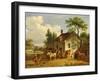 View of a Village, 1839-Jean Francois Demay-Framed Giclee Print