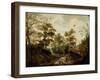 View of a Village-Willem van den Bundel-Framed Art Print