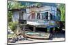 View of Abandoned House, Grenada, Caribbean-null-Mounted Photographic Print