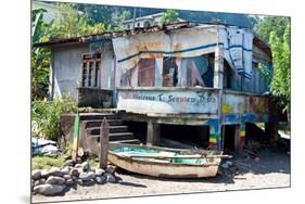 View of Abandoned House, Grenada, Caribbean-null-Mounted Photographic Print