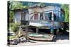 View of Abandoned House, Grenada, Caribbean-null-Stretched Canvas