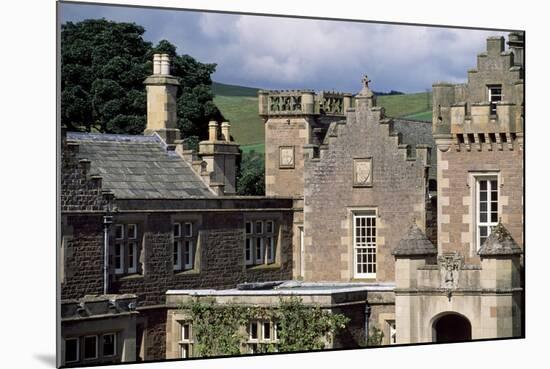 View of Abbotsford House-William Atkinson-Mounted Giclee Print