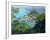 View of Aberdeen from the Peak, Hong Kong-Anne Durham-Framed Giclee Print