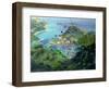 View of Aberdeen from the Peak, Hong Kong-Anne Durham-Framed Giclee Print