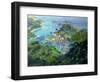 View of Aberdeen from the Peak, Hong Kong-Anne Durham-Framed Giclee Print