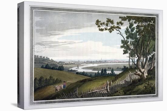 View of Abingdon from Nuneham Park, Berkshire, 1793-Joseph Constantine Stadler-Stretched Canvas