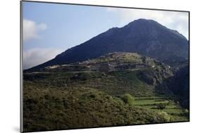 View of Acropolis and Cyclopean Walls of Mycenae-null-Mounted Photographic Print