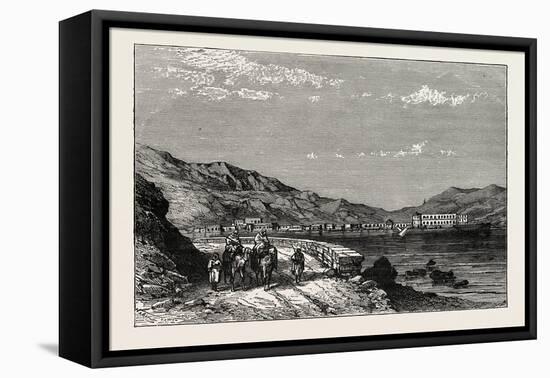 View of Aden. Port City in Yemen-null-Framed Stretched Canvas