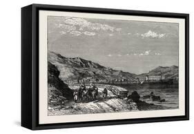 View of Aden. Port City in Yemen-null-Framed Stretched Canvas