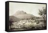 View of Adua, Capital of Tigray Province, Engraving from Drawing by Jean Vignaud-null-Framed Stretched Canvas