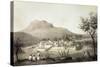 View of Adua, Capital of Tigray Province, Engraving from Drawing by Jean Vignaud-null-Stretched Canvas