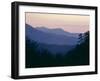 View of Afterglow from Foothills Park, West of Appalachian Mountains, Tennessee, USA-Julian Pottage-Framed Photographic Print