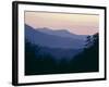 View of Afterglow from Foothills Park, West of Appalachian Mountains, Tennessee, USA-Julian Pottage-Framed Photographic Print