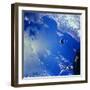 View of Agena Target Vehicle in Sky-null-Framed Photographic Print