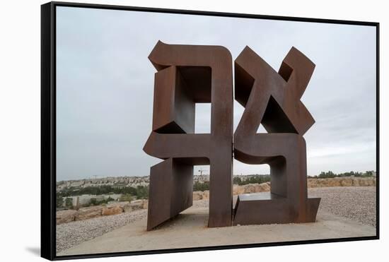 View of Ahava Sculpture, Israel Museum, Jerusalem, Israel-null-Framed Stretched Canvas