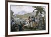 View of Aigleville, Texan Refugee Camp-Ambroise-Louis Garneray-Framed Giclee Print