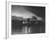 View of Airport and Runway at Dusk-Nat Farbman-Framed Premium Photographic Print